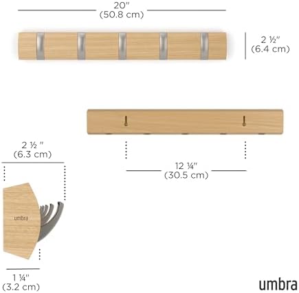 Umbra Flip 5 Wall Mounted Hook - Image 3