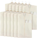 Aliceset 12 Pcs 40 Inches Cotton Garment Bags for Hanging Clothes by Aliceset
