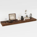 Acovy 48 Inch Floating Shelves, 12" Deep Floating Shelf Wall Mounted, 48" Wall Shelves, Rustic Deep Bookshelf, Extra Deeper & Thicker Display Shelves for Bedroom, Living Room, Set of 1 by Acovy