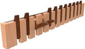 Wall Mounted Piano Key Hanger | Flip Style Hook | Entrance Wall Art Hook, Made of Oak Wood (3 Times Painted, 4 Times Polished) (Walnut-Beech, 12Hooks) by FleiSleep