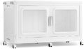 BROVIEW 220 Qt/55 Gal Stackable Storage Bins with Lids, 1 Pack, White by BROVIEW-EnjoytheArtofLife