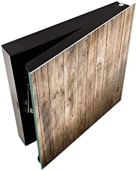 Concept Crystal 50 Keys Cabinet with Decorative Front Panel and Glass White Board KN06: Textures and Tiles 2 Series - Image 3
