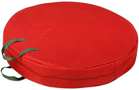 Honey Can Do 30-Inch Holiday Wreath Storage with Handles, Red SFT-01596 Red by Honey-Can-Do