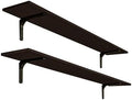 DINZI LVJ Long Wall Shelves, 55.1Inch Wooden Wall Mounted Shelves, Set of 2 by DINZILVJ