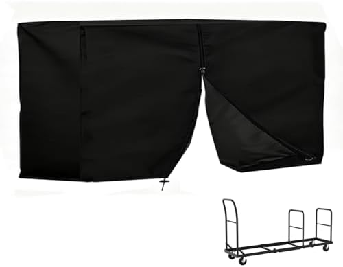 Folding Chair Rack Cover - L-Shape Horizontal Chair Cart Cover by Letsteel
