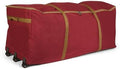 Covermates Christmas Tree Rolling Cinch Bag, 48" W x 20" D x 20" H, Red by Covermates