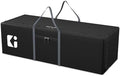 Kuber Industries Large Capacity 236 Liter Foldable Under Bed Storage Bags/Duffle Bags For Travel/Moving Bags/Wardrobe Organizer Bags | House Shifting, Travel, Hostel & Dorm Use | Grey & Black by Kuber+Industries