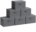 SONGMICS Set of 6 Storage Bins with Zipper Lids, 31 Quart Storage Boxes by SONGMICSbySONGMICSHOME