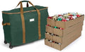 Covermates Rolling Adjustable Ornament Storage Bag, 25.5"W x 13"D x 18.5"H by Covermates