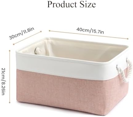 15.7x11.8x8.26 Inch Fabric Large Storage Bins with Handles 6 Pack - Image 4