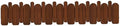 Wall Mounted Piano Key Hanger | Flip Style Hook | Entrance Wall Art Hook, Made of Oak Wood (3 Times Painted, 4 Times Polished) (Arc Walnut, 10Hooks) by FleiSleep