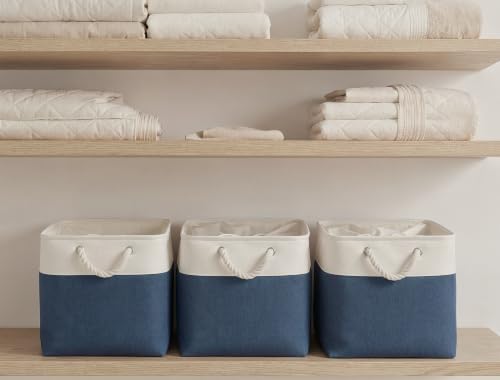 16x12x12 In Foldable Fabric Large Storage Bins with Handle 3 Pack - Image 6