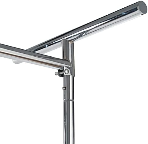 Econoco Commercial Rolling Z-Rack with Zippered Protective Garment Cover - Image 3