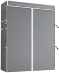 VIPEK Cover ONLY for V2/V2S/V7/R4/R3 Plus Clothes Rack, Dustproof Zippered Polyester Fabric Cover, Sturdy, Wrinkle Resistance, Breathability Keep Garments Dry, 46.1" L X 17.7" W X 75.2" H, Gray by VIPEK