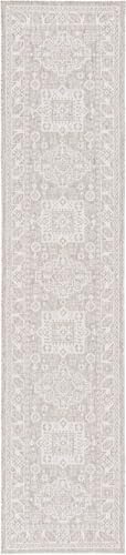 Rugs.com - Outdoor Aztec Rug – 12 Ft Runner Light Gray Indoor/Outdoor Rug – Weather Resistant Flatweave for Patios, Decks, and Porches - Image 3