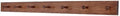 Solid Cherry Shaker Peg Racks (Mahogany, 41" x 3.5" with 7 pegs) by PEG+AND+RAIL