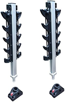 Brocraft Crappie Rod Holder/Transport Rack/Boat Rod Storage System - Image 4