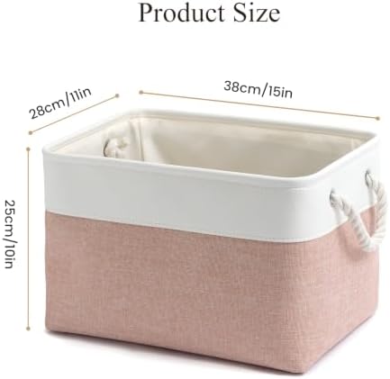15x11x10 In Foldable Fabric Large Storage Bins with Handle 6 Pack - Image 4