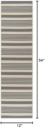 SAFAVIEH Courtyard Outdoor Area Rug 9x12, Large Grey & Bone CY6062-236 - Image 2