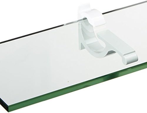 Spancraft 12" x 18" White Monarch Glass Shelf - Image 2