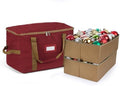 Covermates Adjustable Ornament Storage Bag, 19.25" W x 13" D x 12.5" H, Red by Covermates