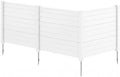 GIANTEX No-Dig Air Conditioner Fence, 3 Panels, 48''W x 36''H, White by Giantex
