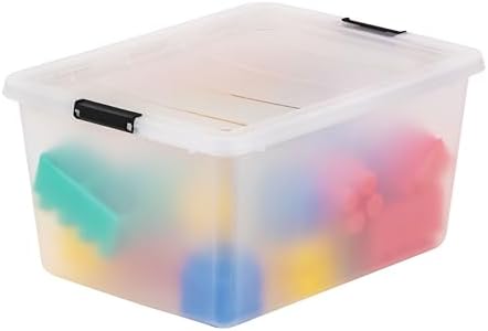 IRIS USA 6-Pack 32.5 Quart Clip Box with Latching Lid - Image 7