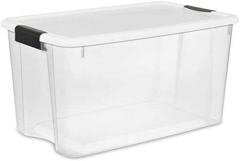 Sterilite Ultra Latch Box with Lids for Home and Office, 70 Quart, 12-Pack - Image 3