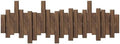 Wooden Coat Hooks Wood Wall Mounted Piano Coat Rack Flip Down Hook Rack Coat Rack Wall MountMulti Functional Space Saving Wall Organizer(Walnut,53cm/21) by Unknown