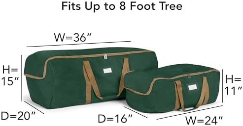Covermates Christmas Tree Storage Bag, Green - Image 3