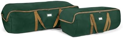 Covermates Keepsakes Garland Duffle Bag - Durable Polyester, Reinforced Handles, Fits up to 25 Foot Garland Depending on Thickness - Holiday Storage, Green by Covermates