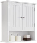 Bathroom Wall Cabinet, Bathroom Cabinet Wall Mount with 2 Doors and Open Shelf, Over The Toilet Wall Storage Cabinet, Bathroom Medicine Cabinet by MinoKesper
