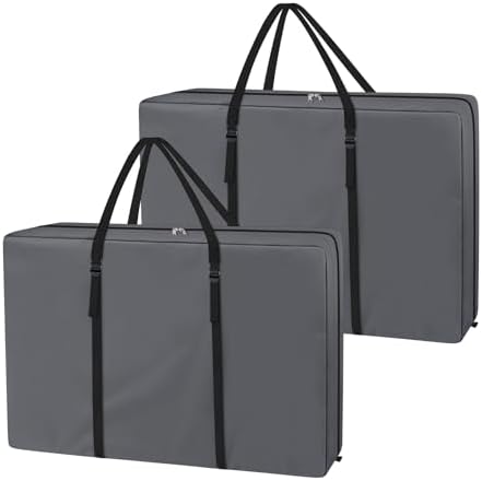Explore Land Chair Storage Bag for Folding Longue Zero Gravity 2 Pack, Grey by ExploreLand