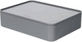 Han 1110-19 Smart Organiser Allison Practical Stackable Utensil Box with Inner Bowl and Lid Granite Grey by Unknown