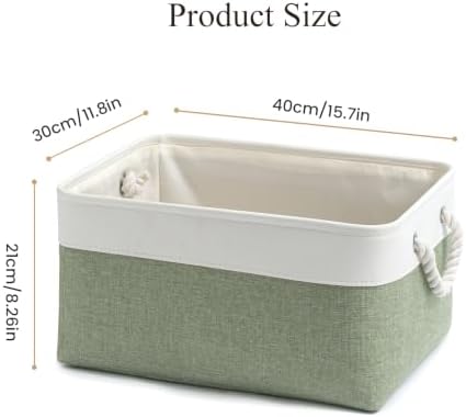 15.7x11.8x8.26 Inch Fabric Large Storage Bins with Handles 6 Pack - Image 4