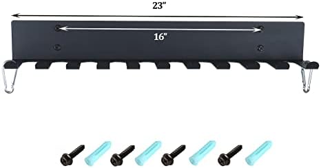 Gym Storage Rack Resistance Band Rack Wall Mount Barbell Rack Heavy Duty Home Gym Storage Rack for Gym Equipment, Exercise Bands, Lifting Belts and Jump Ropes, Gym Accessories - Image 2
