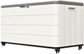 ZZM 110 Gallon Outdoor Deck Box with Wheels, Waterproof Resin Storage Cabinet for Patio by ZZM