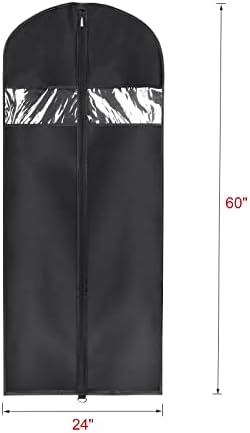 Univivi Garment Bag Suit Bag for Storage and Travel, 60 Inch, Set of 12 - Image 2