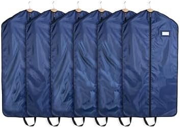 Covermates Garment Bag Set for Closet Storage and Travel, 24"W x 44"L, Blue by Covermates