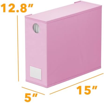 SpaceAid 6 Pack Bed Sheet Organizers and Storage, Foldable Sheet Organizer with Window for Linen Closet, Set Folder Keeper for Queen & King Size Bedding Storage (Pink) - Image 7