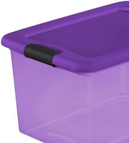 Sterilite Latching Storage Box, Stackable Bin, 64 Quart, 6-Pack - Image 6