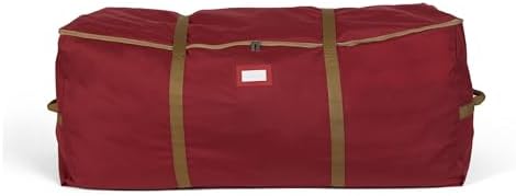 Covermates Christmas Tree Cinch Bag, 60" W x 24" D x 24" H, Red by Covermates