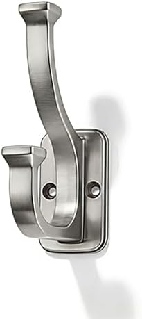 10 Pack 4-1/2inch Satin Nickel Coat Hooks by CABDM