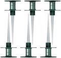 2 Pack Hose Guard Stake, 10 Inch Garden Hose Guide Spike Zinced Metal Spike with Heavy Spin Top, Keep Garden Hose Out of Flower Beds for Plant Protection, Yard Lawn by Unknown