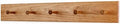 Cherry Shaker Peg Rack 4.5" Extra Wide (Cherry, 29" x 4.5" with 5 pegs) by PEG+AND+RAIL
