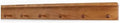 Cherry Peg Rack with Shelf -Handcrafted in The USA (Cherry, 35" with 6 pegs) by PEG+AND+RAIL