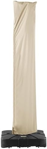 Patio Umbrella Cover Outdoor Offset Cantilever Umbrella Covers, Beige by Unknown