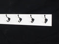 PegandRail White Wall Mounted Coat Rack with Bronze Hooks 4.5" Ultra Wide (20" x 4.5" with 4 Hooks) by PEG+AND+RAIL