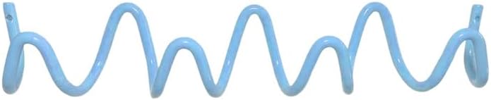 Coat Rack Wall Mount, Creative Wave Wall Hooks 20KG Capacity, Easy Installation, Multi-Purpose Hooks for Coat, Hat, Bag, Umbrella (Blue, 39CM*7.5CM) by Bumtosc