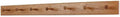 Solid Cherry Shaker Peg Racks (Cherry, 41" x 3.5" with 7 pegs) by PEG+AND+RAIL